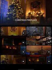 cozy christmas fireplace. ipad images 2