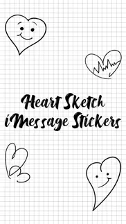 heart sketch imessage stickers iphone images 1