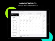 sports team fitness dashboard iPad Captures Décran 4