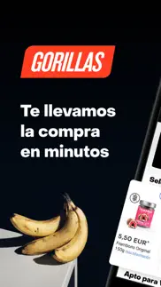 gorillas: tu súper en minutos iphone capturas de pantalla 1