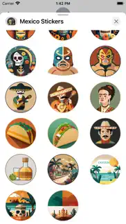 mexico sticker set iphone resimleri 3