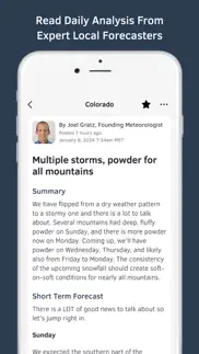 opensnow: forecast anywhere iphone images 3