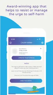 calm harm – manage self-harm iphone images 1