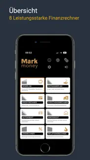 finanzrechner - markmoneypro3 iphone bildschirmfoto 1