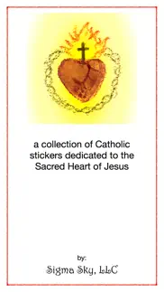 sacred heart of jesus stickers iphone images 1