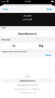 navidys dyslexia opendyslexic iphone capturas de pantalla 4