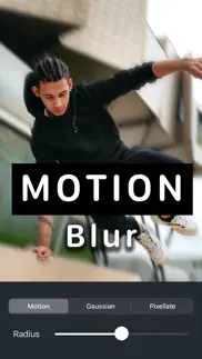 motion blur - photo effect iPhone Captures Décran 2