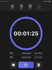 minuteur et chronometre iPad Captures Décran 2