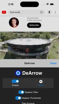 DeArrow for YouTube iphone bilder 1