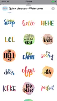 quick words - text stickers iphone images 2