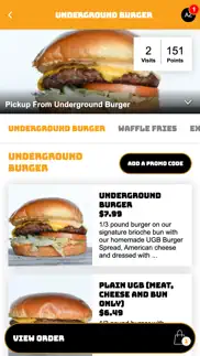 underground burger iPhone Captures Décran 2