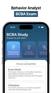 bcba study - aba exam wizard iphone images 1