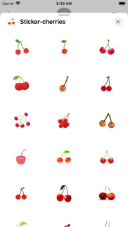 sticker cherries iphone images 1