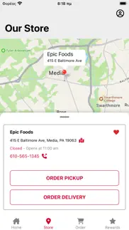 epic foods mobile app iPhone Captures Décran 4