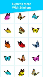 glossy butterflies stickers iphone images 1