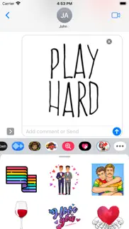 fit gay couple stickers iphone images 3