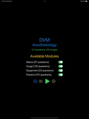 dvm anesthesiology iPad Captures Décran 1