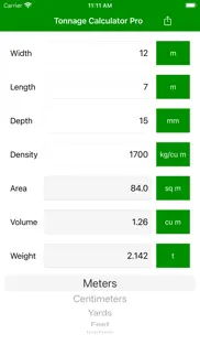 tonnage calculator pro iphone images 3