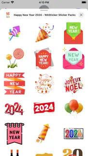 happy new year 2023 -wasticker iphone images 4