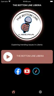 the bottom line liberia iPhone Captures Décran 1