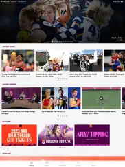 aflw official app ipad images 2