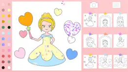 princess coloring kid toddler iphone images 3