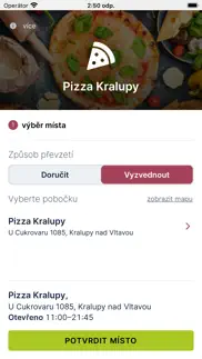 pizza kralupy iPhone Captures Décran 1
