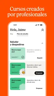 babbel – aprender idiomas iphone capturas de pantalla 3
