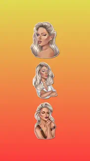 beautiful blond stickers iphone images 4