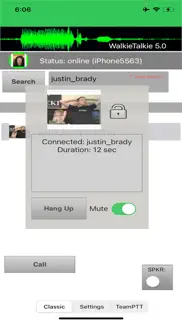 walkietalkie voip iphone capturas de pantalla 1