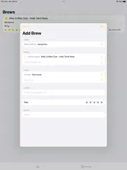 caffeinate - log your brew ipad images 2