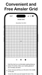 amsler grid app iphone capturas de pantalla 1