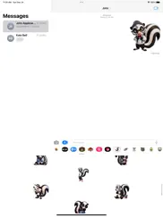 skunk stickers iPad Captures Décran 3