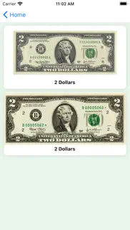 bill snap banknote identifier. iPhone Captures Décran 4