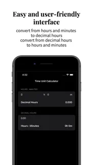time unit calculator iphone bildschirmfoto 2