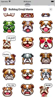 bulldog emoji mania iphone bildschirmfoto 2