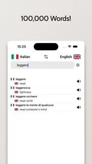 italian dictionary - english iphone images 2