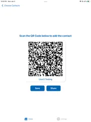 contact transfer app share qr ipad images 2