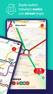 barcelona metro map & routing iphone images 2