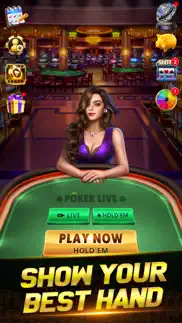 poker live: texas holdem game iphone images 1