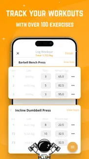 stronger - workout gym tracker iphone bildschirmfoto 1