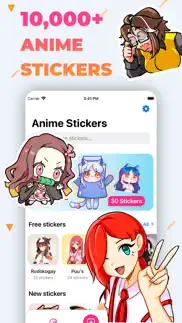 anime stickers - sticker maker iphone capturas de pantalla 1