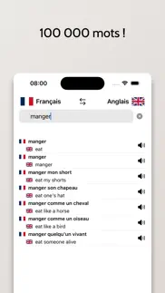 dictionnaire anglais-français iPhone Captures Décran 2