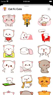 cat cute - fc sticker iphone images 1