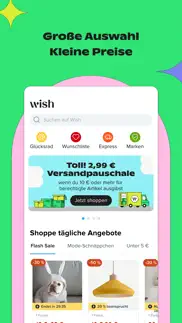 wish: shoppen und sparen iphone bildschirmfoto 1