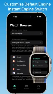 browser for watch iphone capturas de pantalla 1
