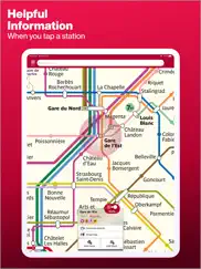 paris metro map and routes ipad bildschirmfoto 4