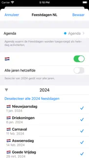 feestdagen schoolvakanties nl iPhone Captures Décran 2