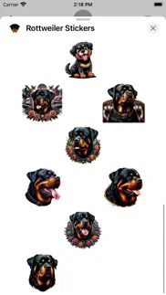 rottweiler stickers iphone images 2