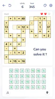 math puzzle games - cross math iphone images 3
